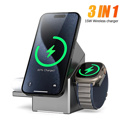 AutoSpin Qi2 3-in-1 Charger